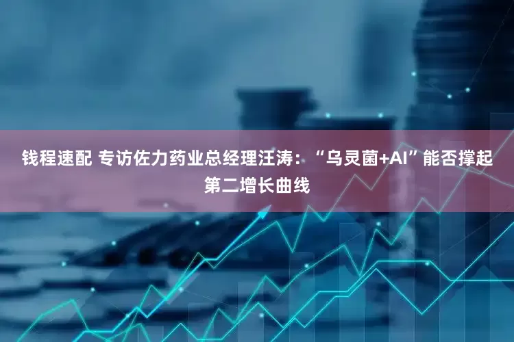 钱程速配 专访佐力药业总经理汪涛：“乌灵菌+AI”能否撑起第二增长曲线