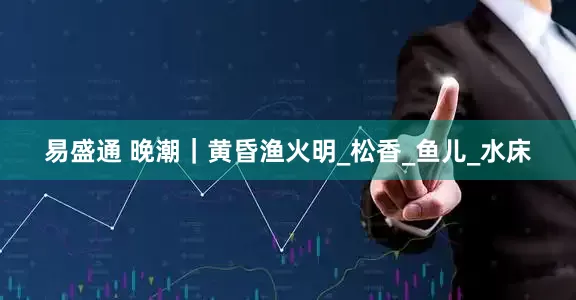 易盛通 晚潮｜黄昏渔火明_松香_鱼儿_水床